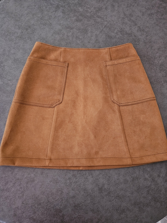 Maurices Dresses & Skirts - Maurices Suede-Look Pocket Mini Skirt - Brown